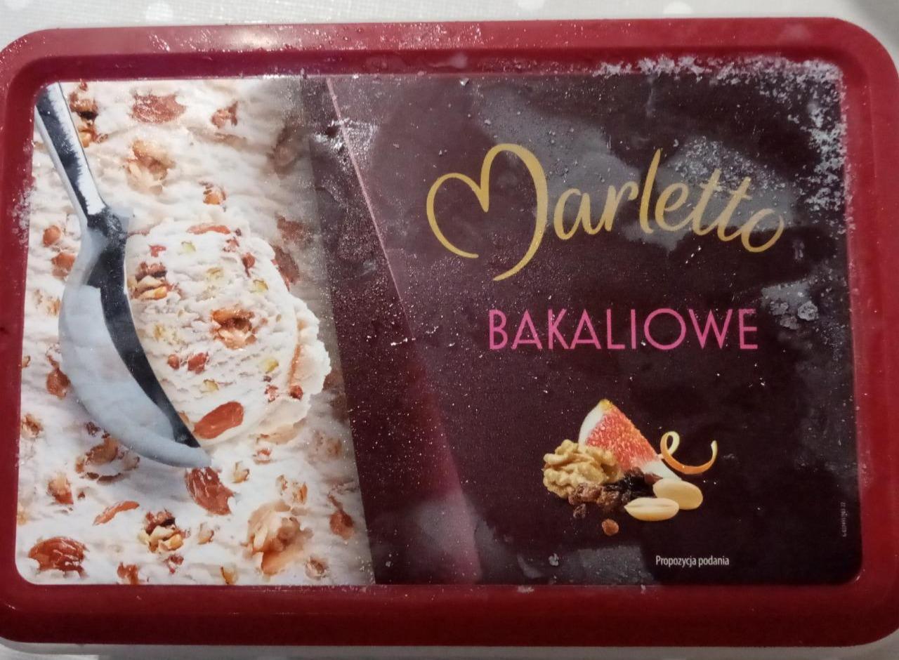 Zdjęcia - Lody bakaliowe Marletto