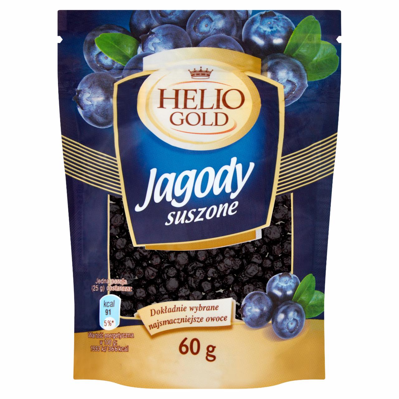 Zdjęcia - Helio Gold Jagody suszone 60 g