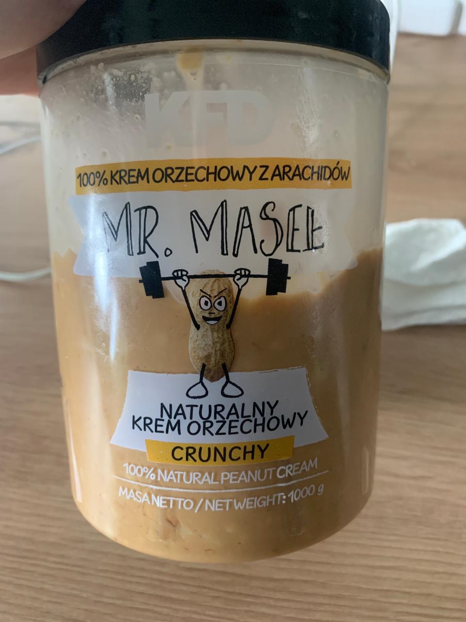 Zdjęcia - Naturalny krem orzechowy crunchy Mr.Maseł KFD