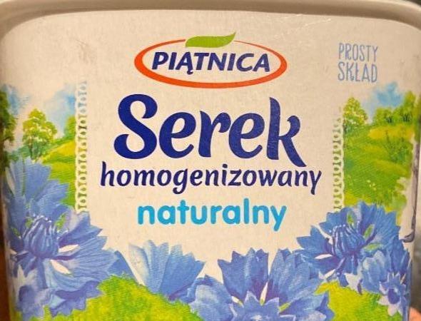 Zdjęcia - Serek homogenizowany naturalny Piątnica