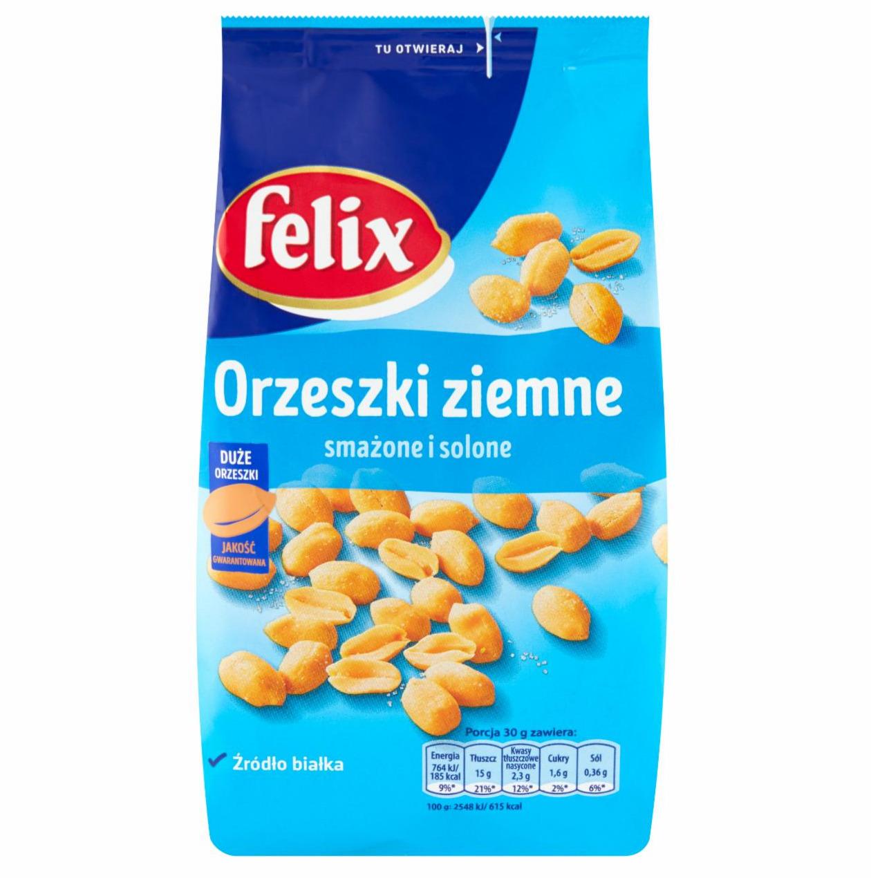 Zdjęcia - Orzeszki ziemne smażone i solone Felix