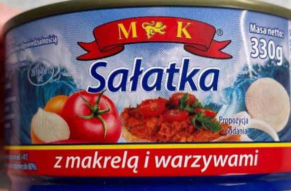 Zdjęcia - Sałatka z makrelą i warzywami MK