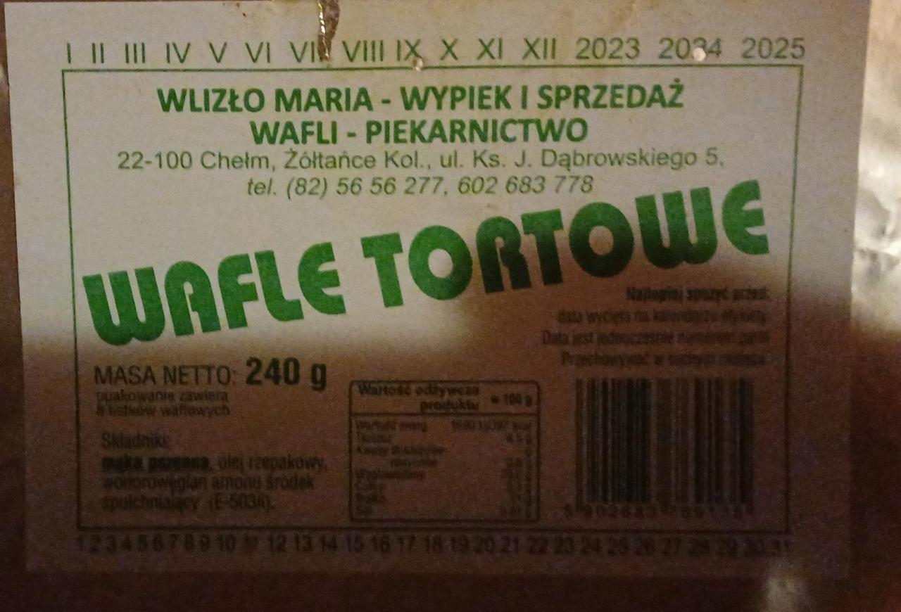 Zdjęcia - Wafle tortowe Wlizło Maria