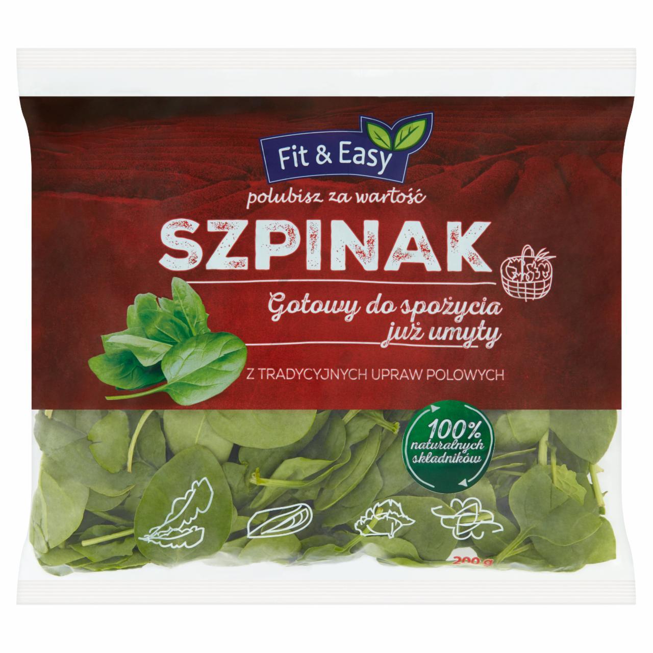 Zdjęcia - Fit & Easy Szpinak