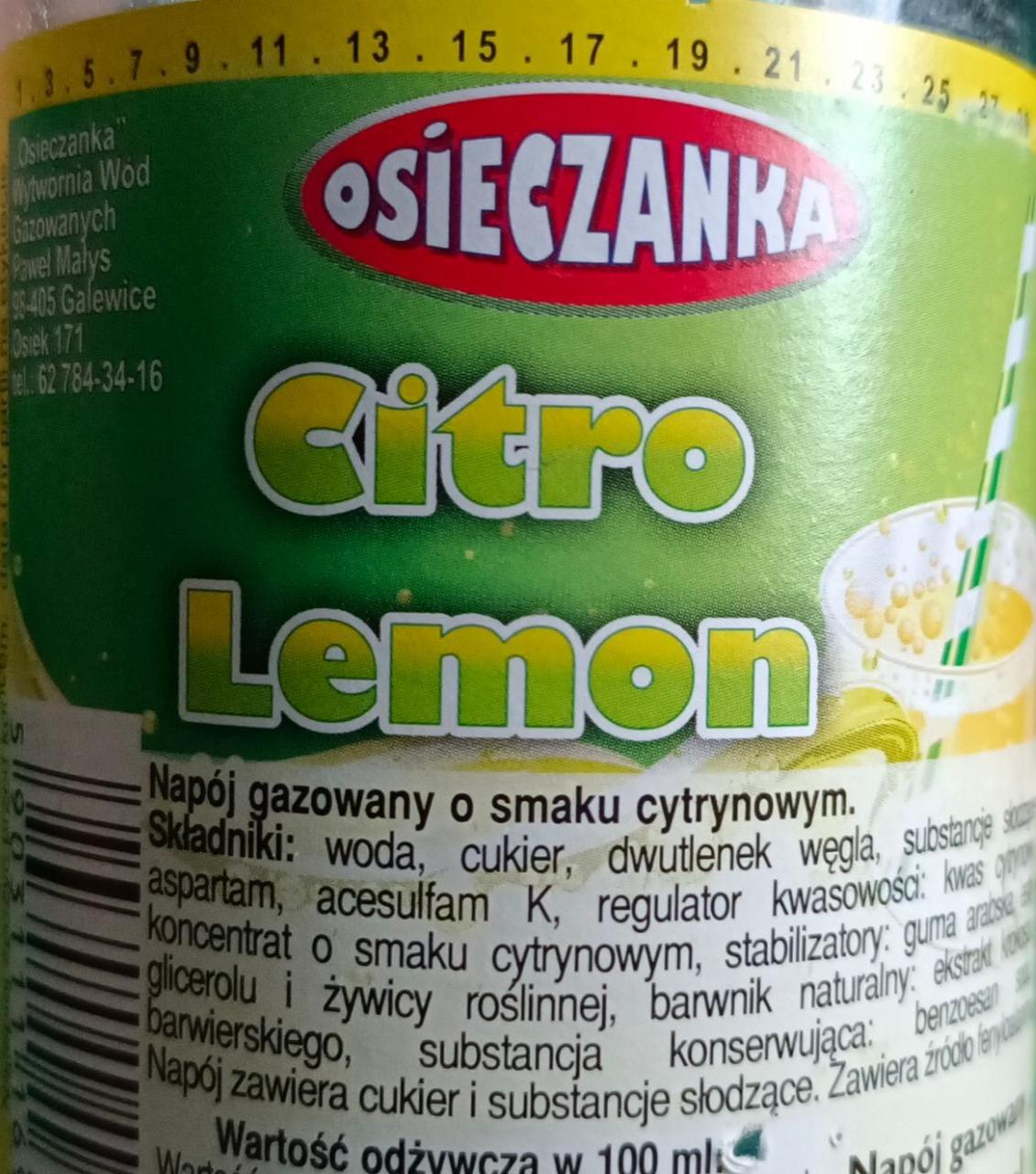 Zdjęcia - Osieczanka Citro Lemon