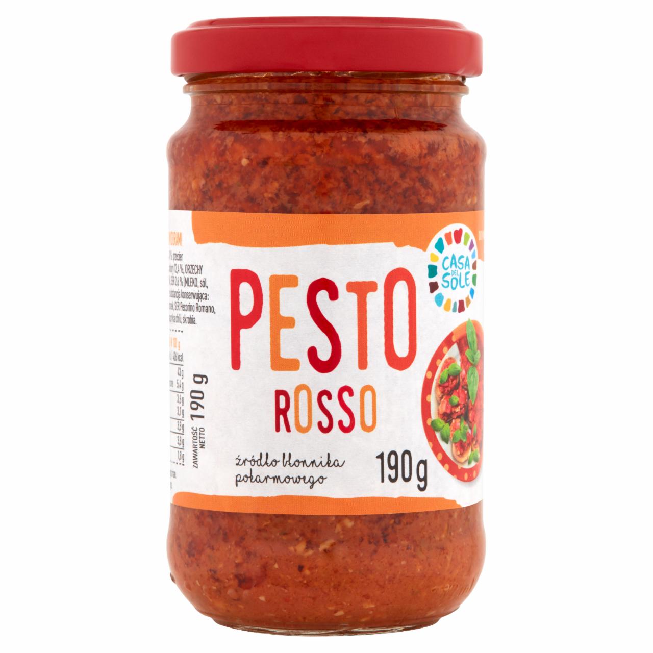 Zdjęcia - Casa del Sole Pesto Rosso 190 g