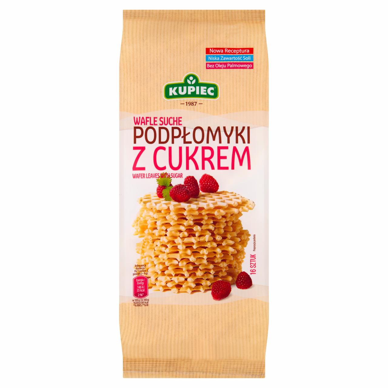 Zdjęcia - Kupiec Wafle suche podpłomyki klasyczne 140 g (16 sztuk)