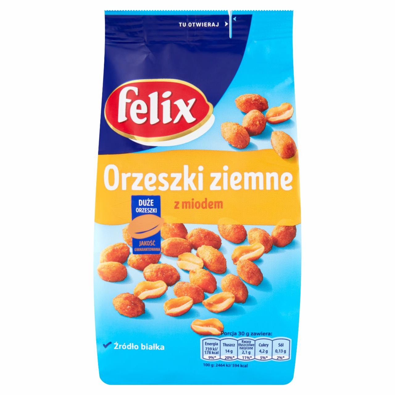 Zdjęcia - Felix Orzeszki ziemne z miodem 240 g