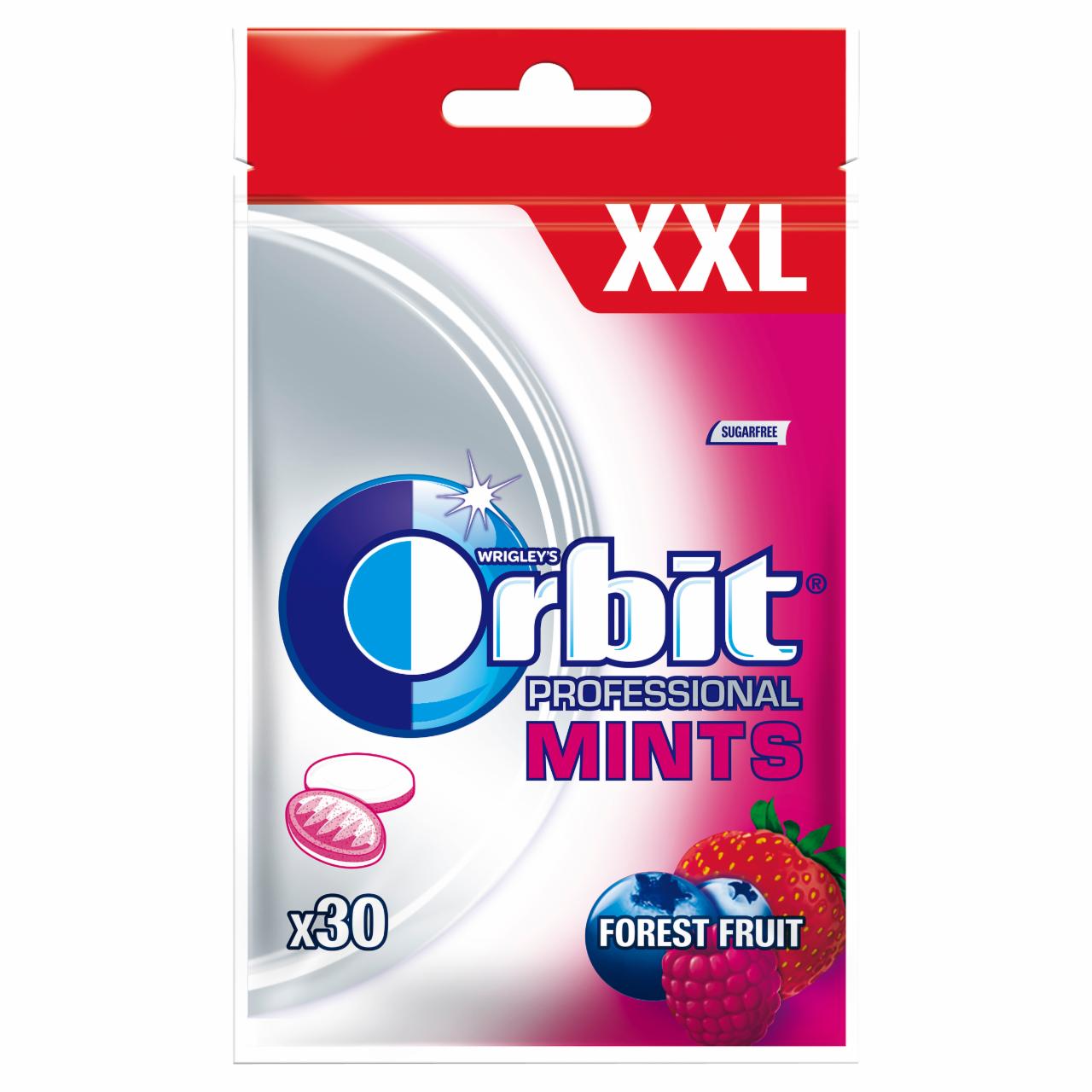 Zdjęcia - Orbit Professional Mints Forest Fruit XXL Cukierki bez cukru 30 g (30 cukierków)