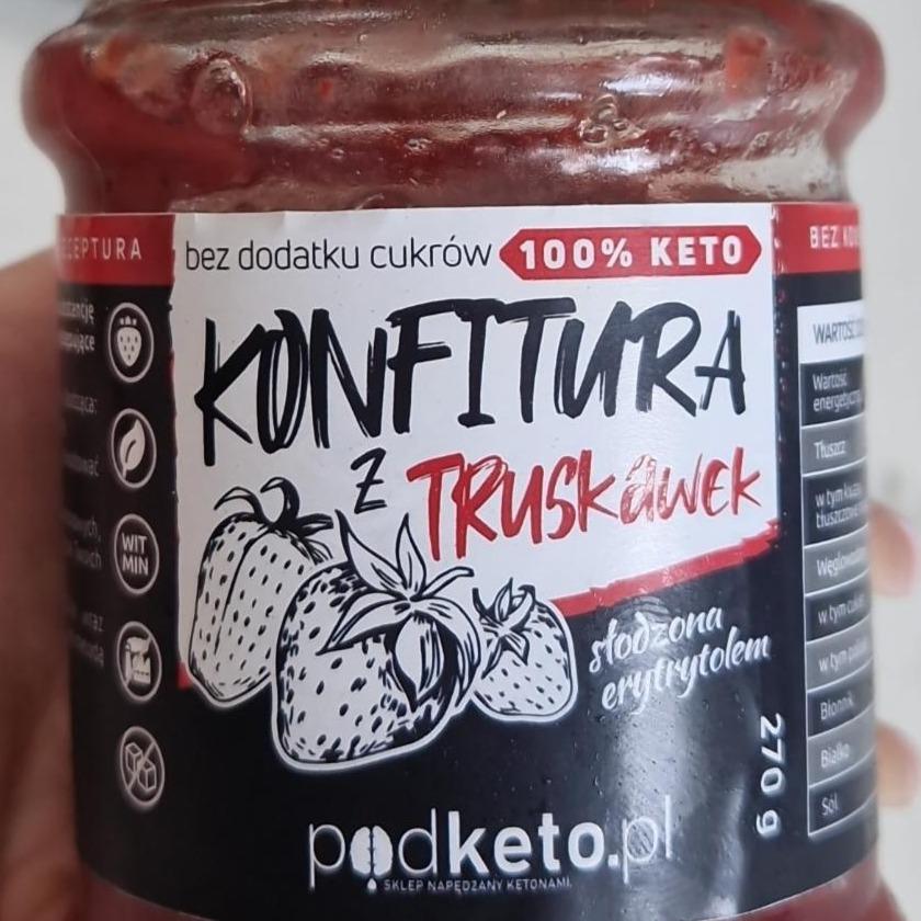 Zdjęcia - Konfitura z truskawek bez cukru PodKeto