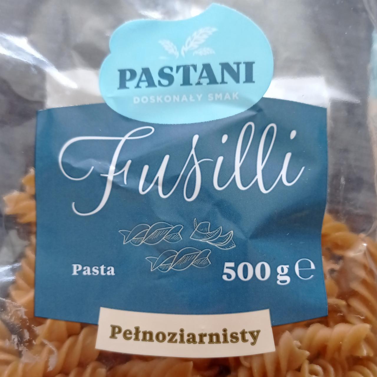 Zdjęcia - Makaron Fusilli Pełnoziarnisty Pastani