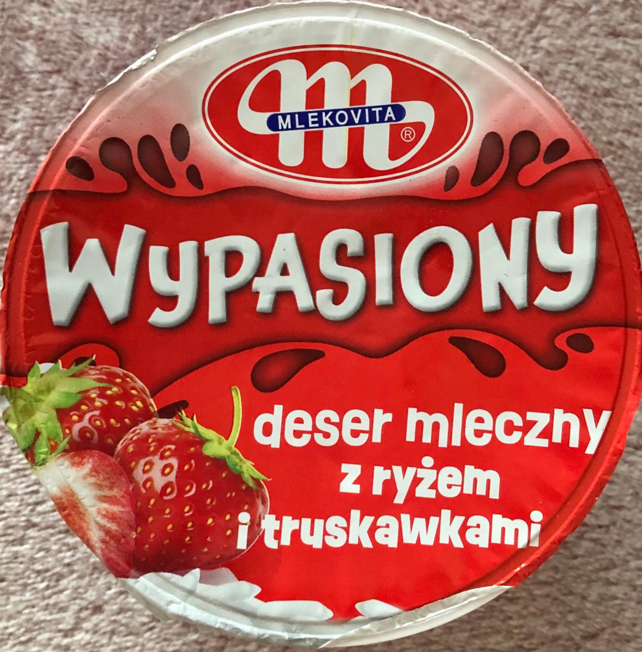 Zdjęcia - Wypasiony deser mleczny z ryżem i truskawkami Mlekovita