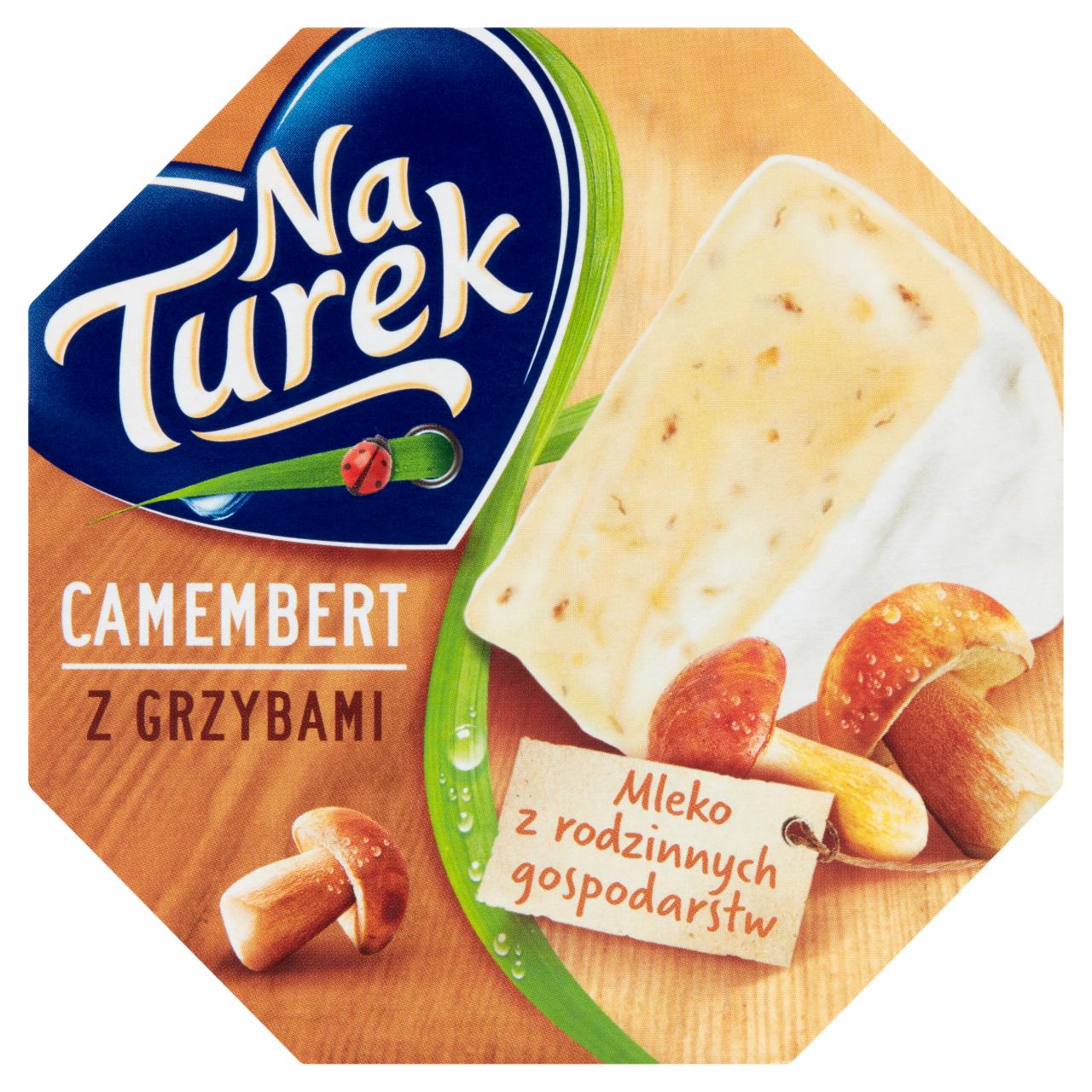 Zdjęcia - NaTurek Ser pleśniowy camembert z grzybami 120 g