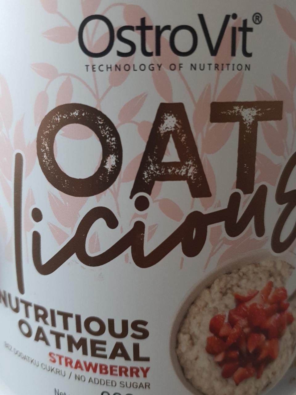 Zdjęcia - Ostrovit Oat licious Nutrition Facts Strawberry