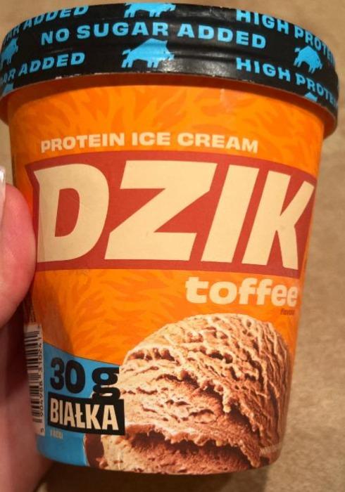 Zdjęcia - Protein ice cream toffee Dzik