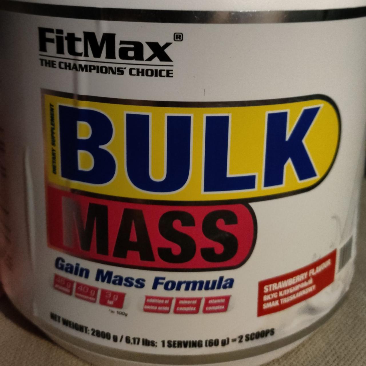 Zdjęcia - Bulk Mass strawberry FitMax