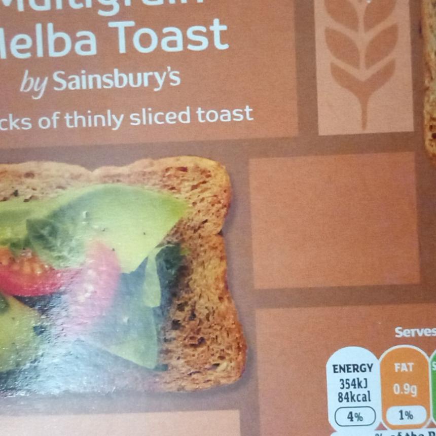 Zdjęcia - Multigrain melba toast by Sainsbury's