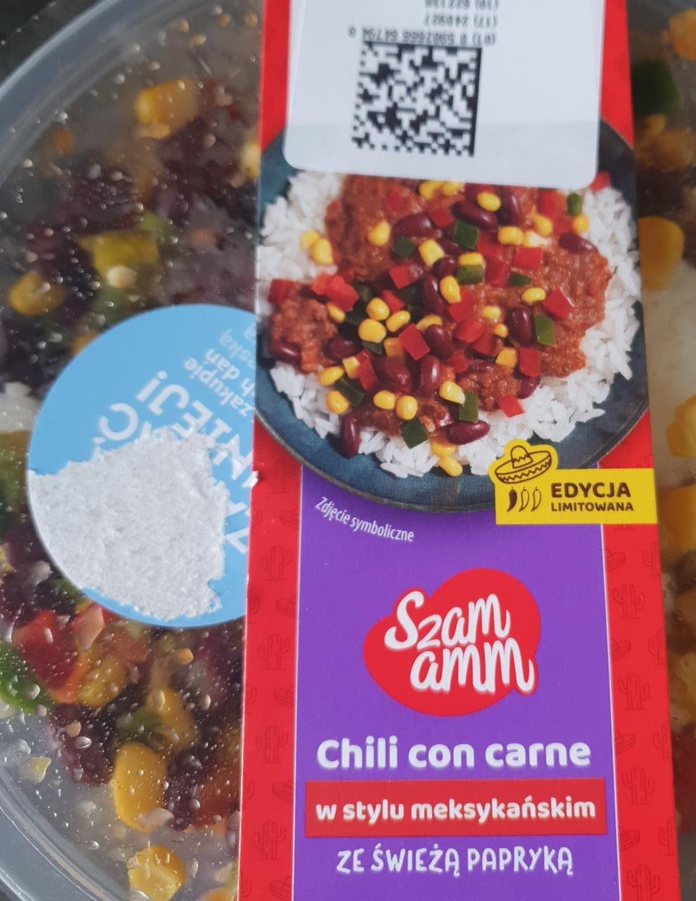 Zdjęcia - Chili con carne w stylu meksykańskim ze świeżą papryką Szamamm