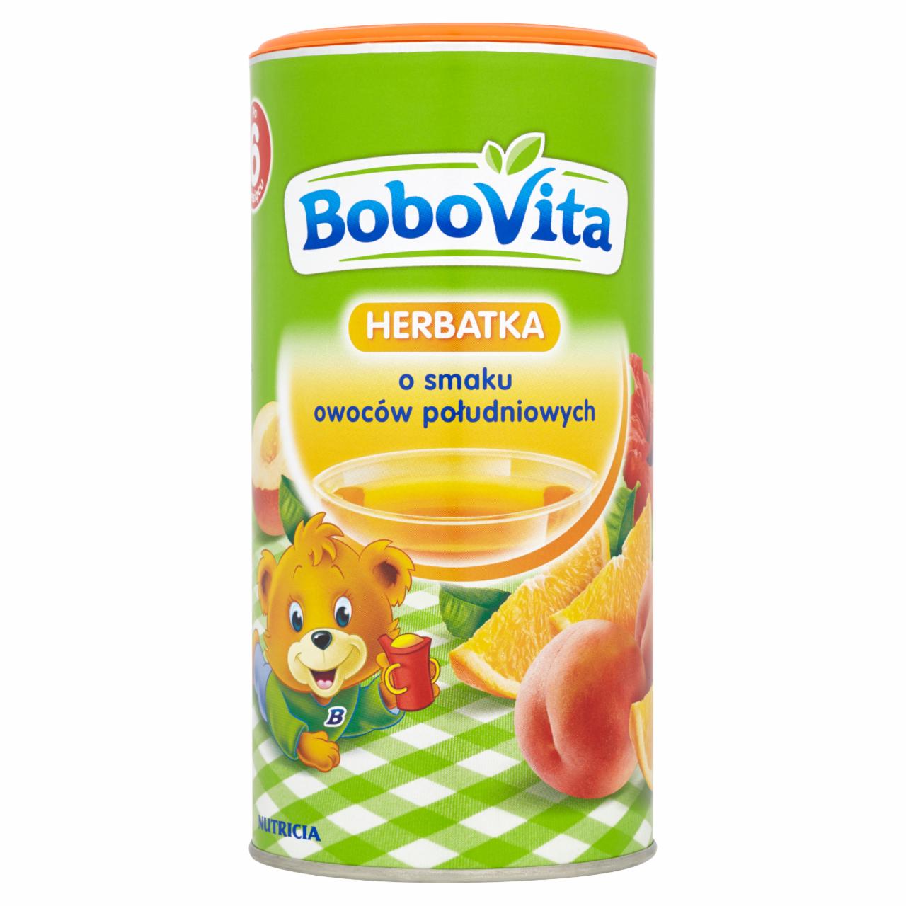 Zdjęcia - BoboVita Herbatka o smaku owoców południowych po 6 miesiącu 200 g