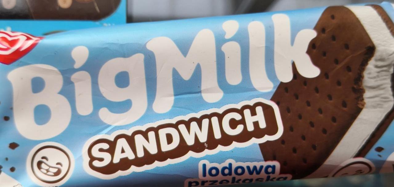 Zdjęcia - Big milk sandwich lodowa przekąska Algida