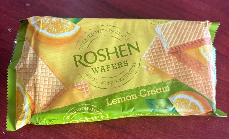 Zdjęcia - Wafers Lemon Cream Roshen