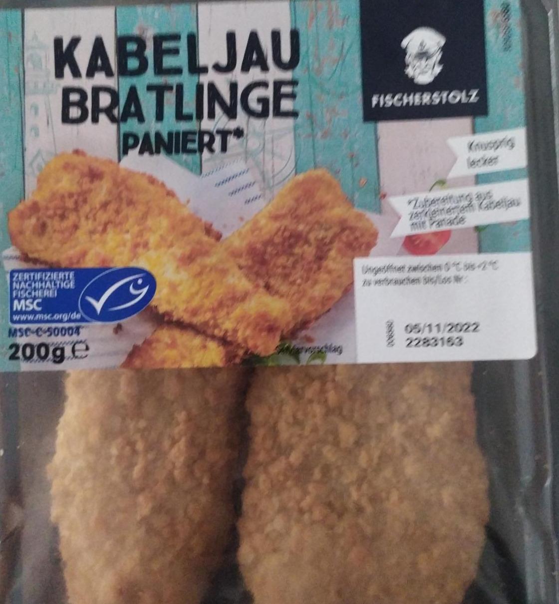 Zdjęcia - Kabeljau bratlinge paniert Fischerstolz