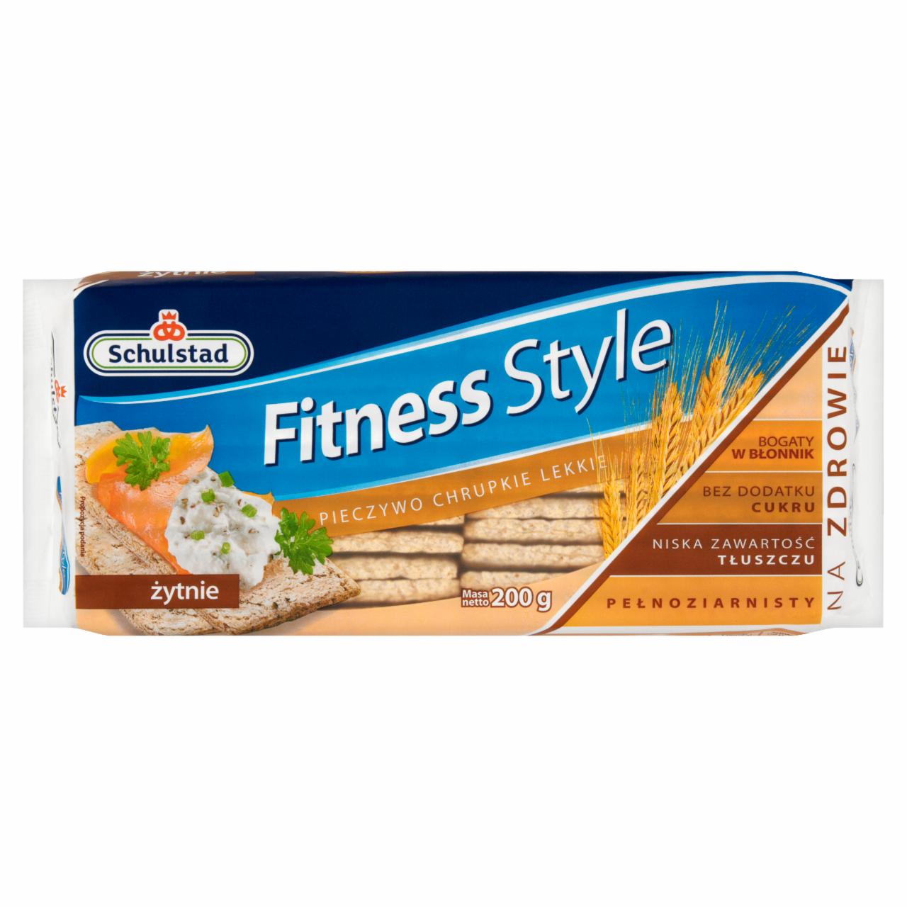 Zdjęcia - Schulstad Fitness Style Pieczywo chrupkie lekkie żytnie 200 g