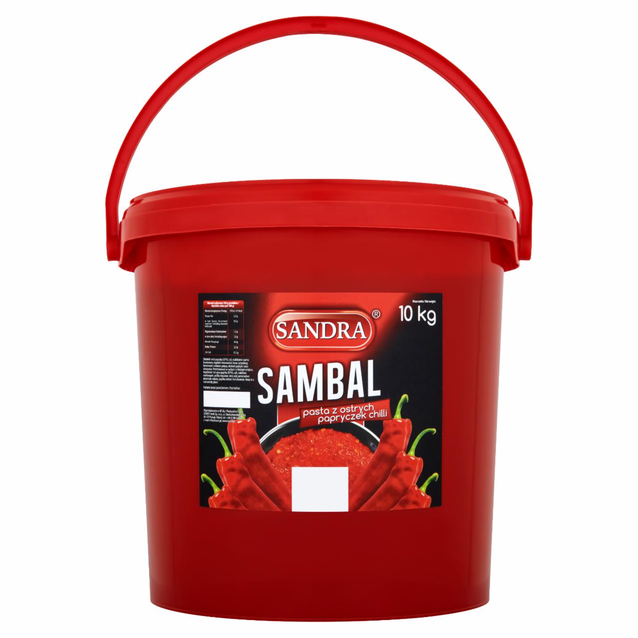 Zdjęcia - Sandra Sambal Pasta z ostrych papryczek chili 10 kg