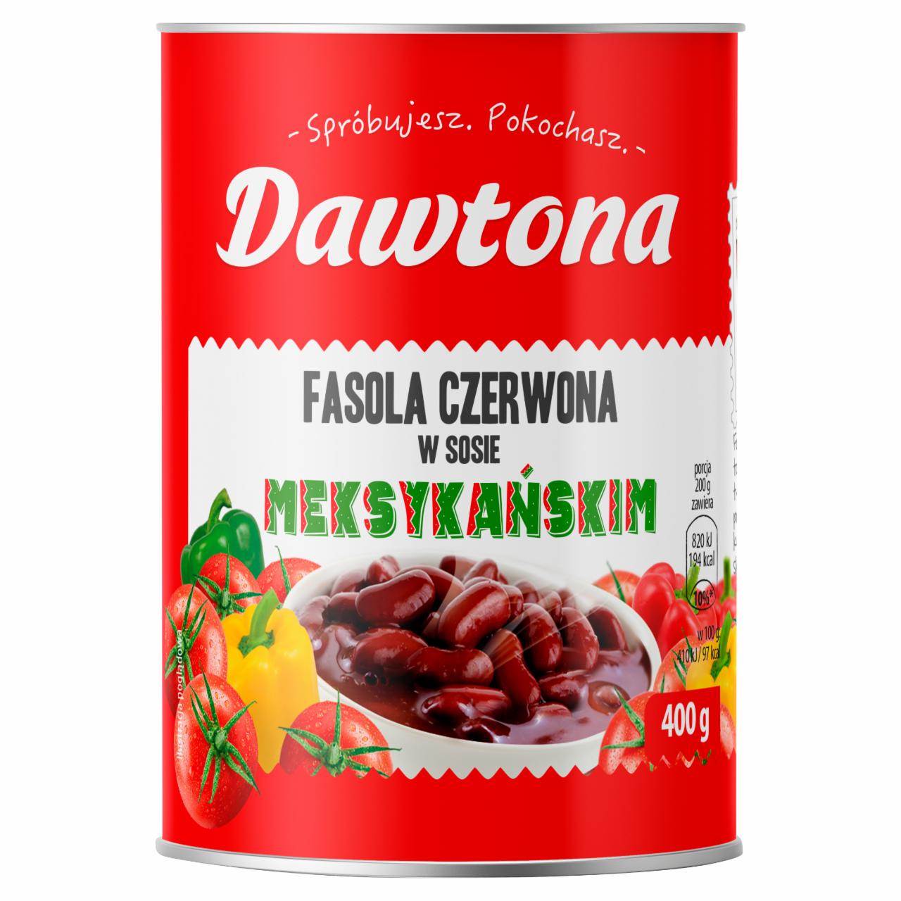 Zdjęcia - Dawtona Fasola czerwona w sosie meksykańskim 400 g