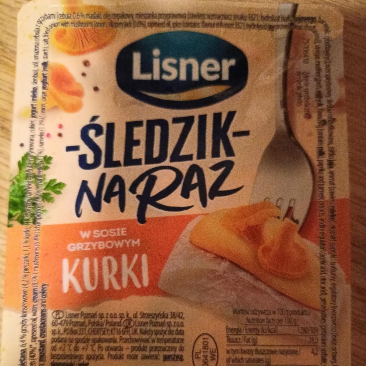 Zdjęcia - Śledzik na Raz w sosie grzybowym Kurki Lisner