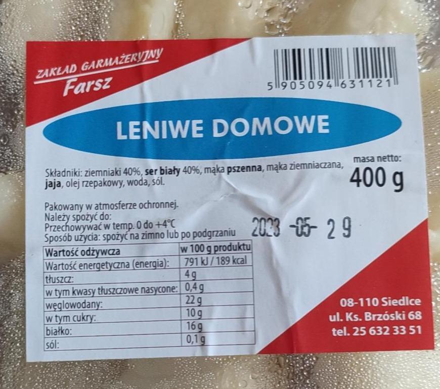 Zdjęcia - Leniwe domowe kluski zakład garmażeryjny Farsz