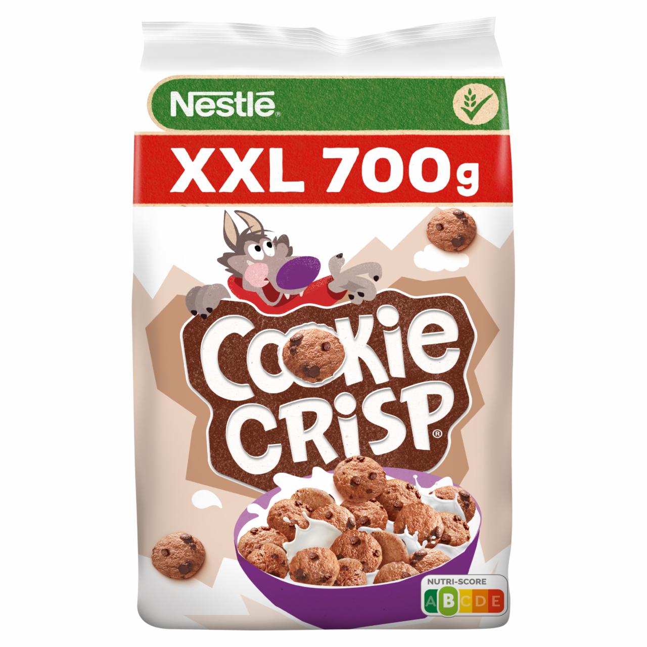 Zdjęcia - Nestlé XXL Cookie Crisp Zbożowe płatki w kształcie ciasteczek o smaku czekoladowym 700 g