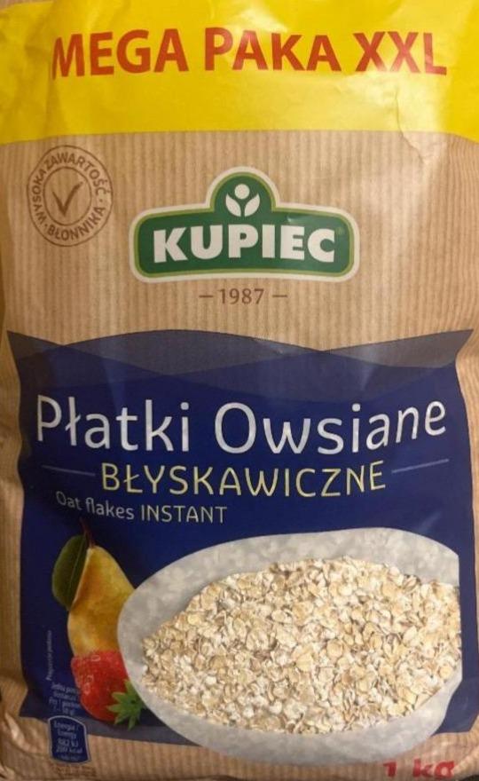 Zdjęcia - Płatki owsiane błyskawiczne Kupiec