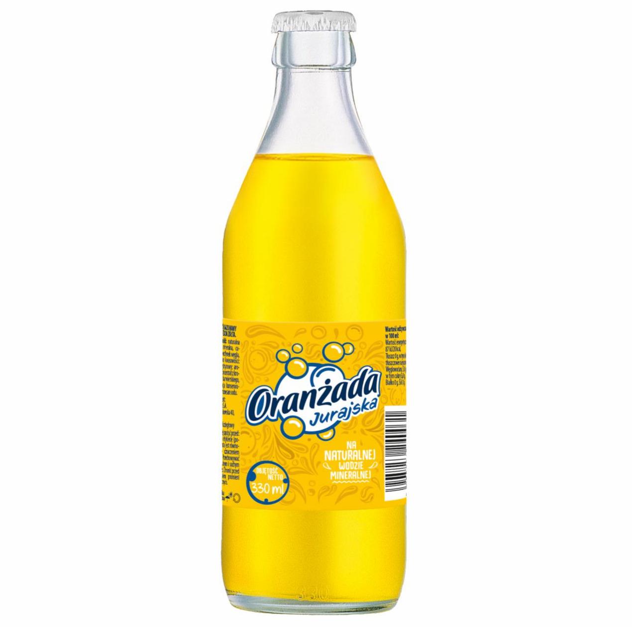 Zdjęcia - Jurajska Napój gazowany oranżada żółta 330 ml