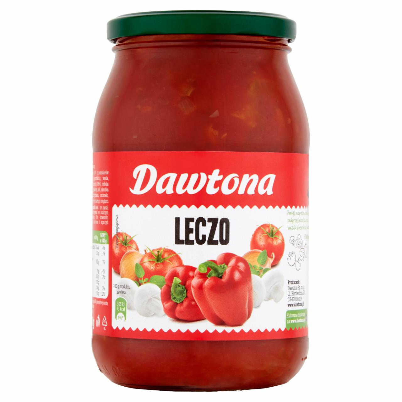 Zdjęcia - Dawtona Leczo 950 g