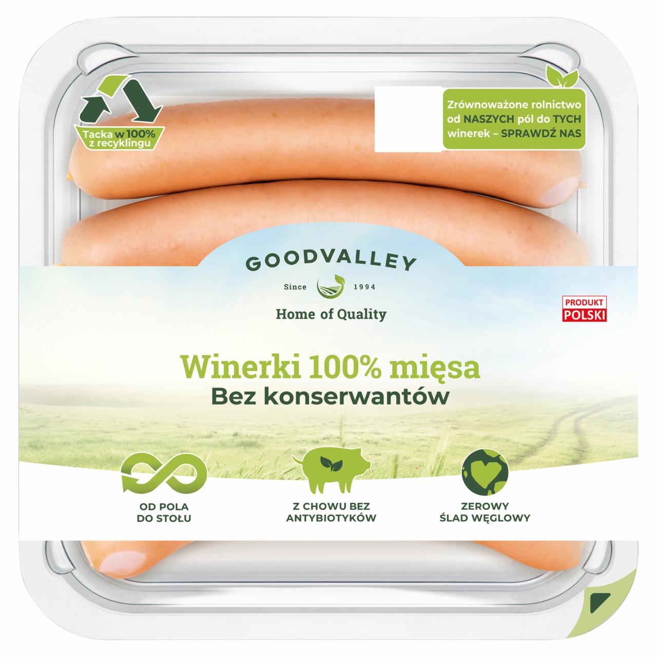 Zdjęcia - Goodvalley Winerki 100 % mięsa 115 g