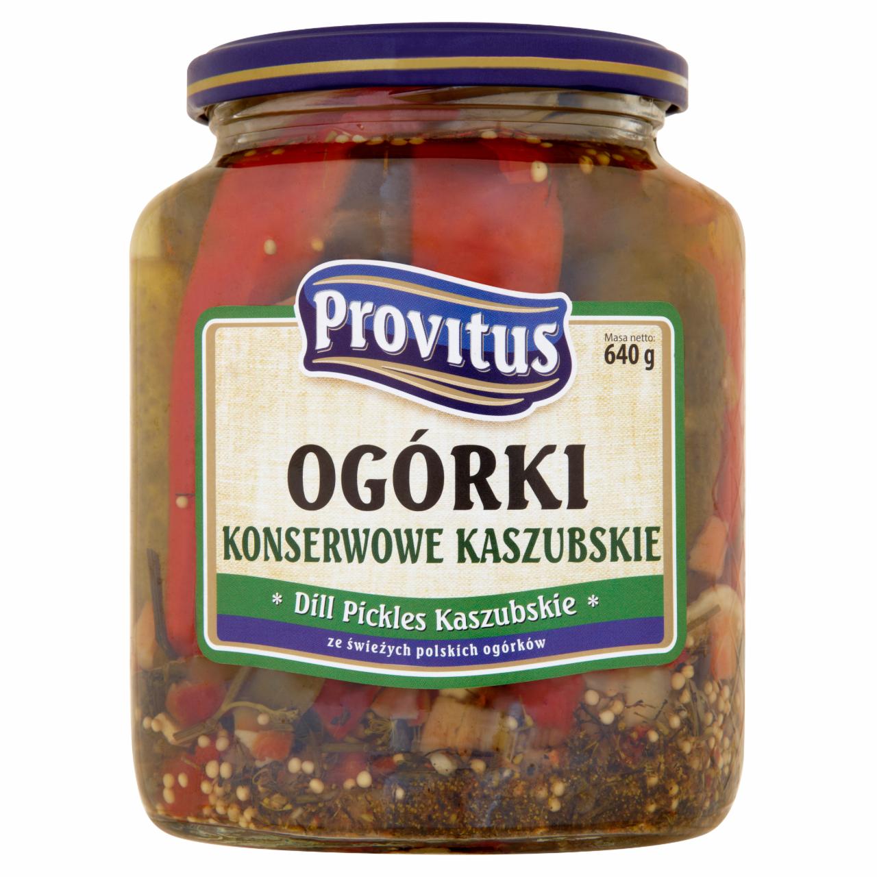 Zdjęcia - Provitus Ogórki konserwowe kaszubskie 640 g