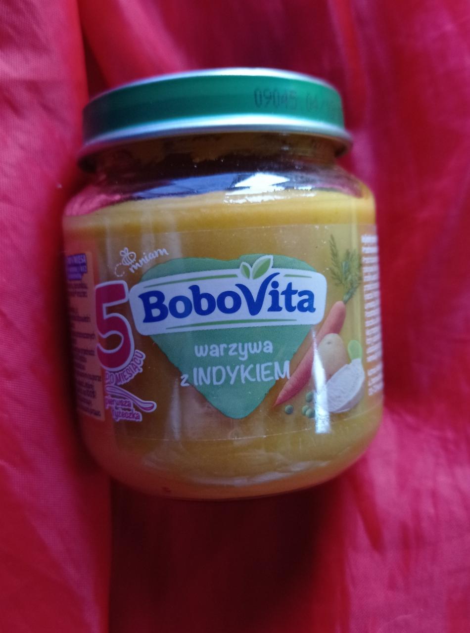 Zdjęcia - BoboVita Warzywa z indykiem po 5 miesiącu 125 g