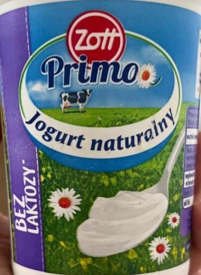 Zdjęcia - Primo bez laktozy jogurt naturalny Zott