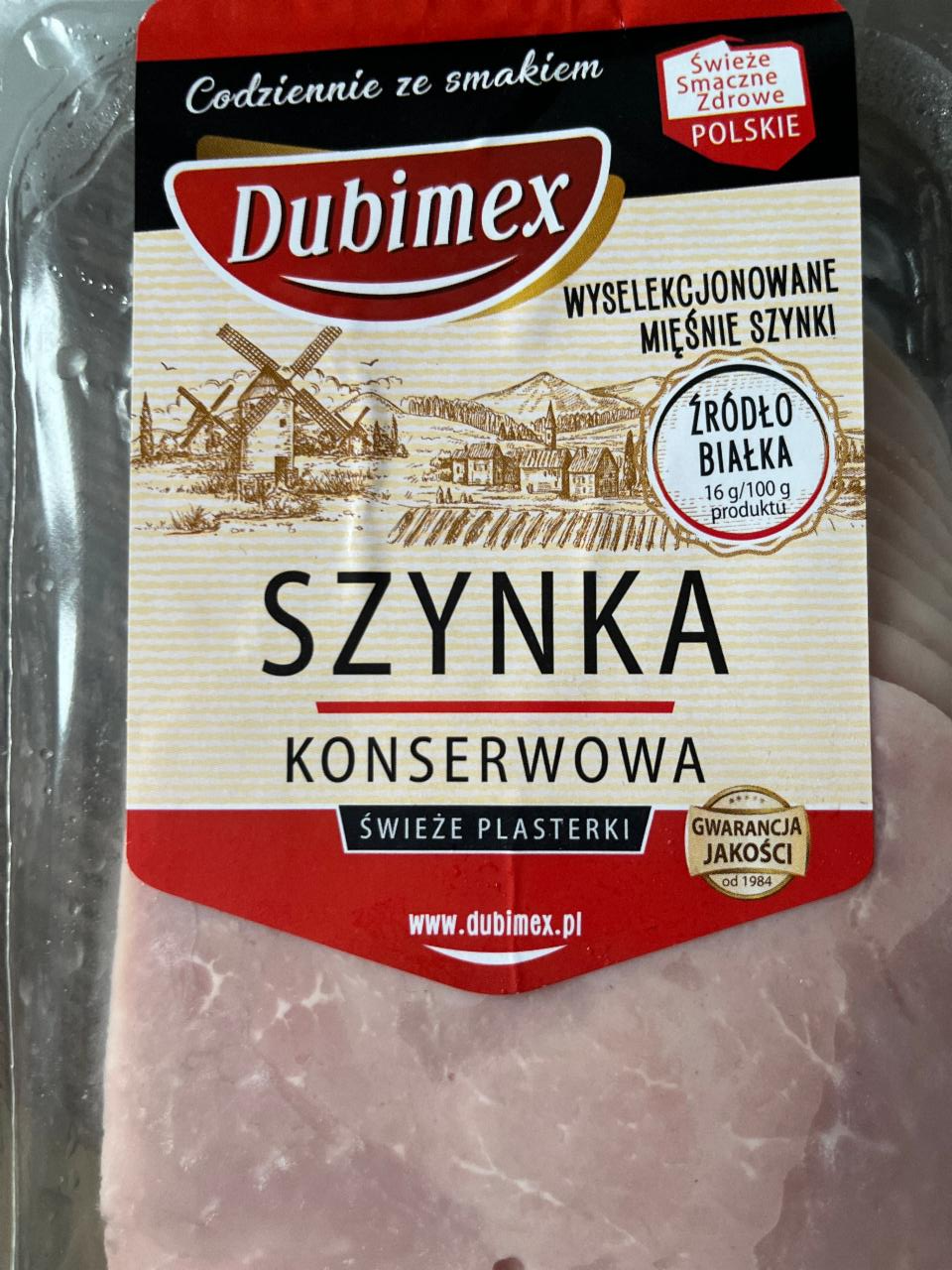 Zdjęcia - Szynka konserwowa świeże plasterki Dubimex