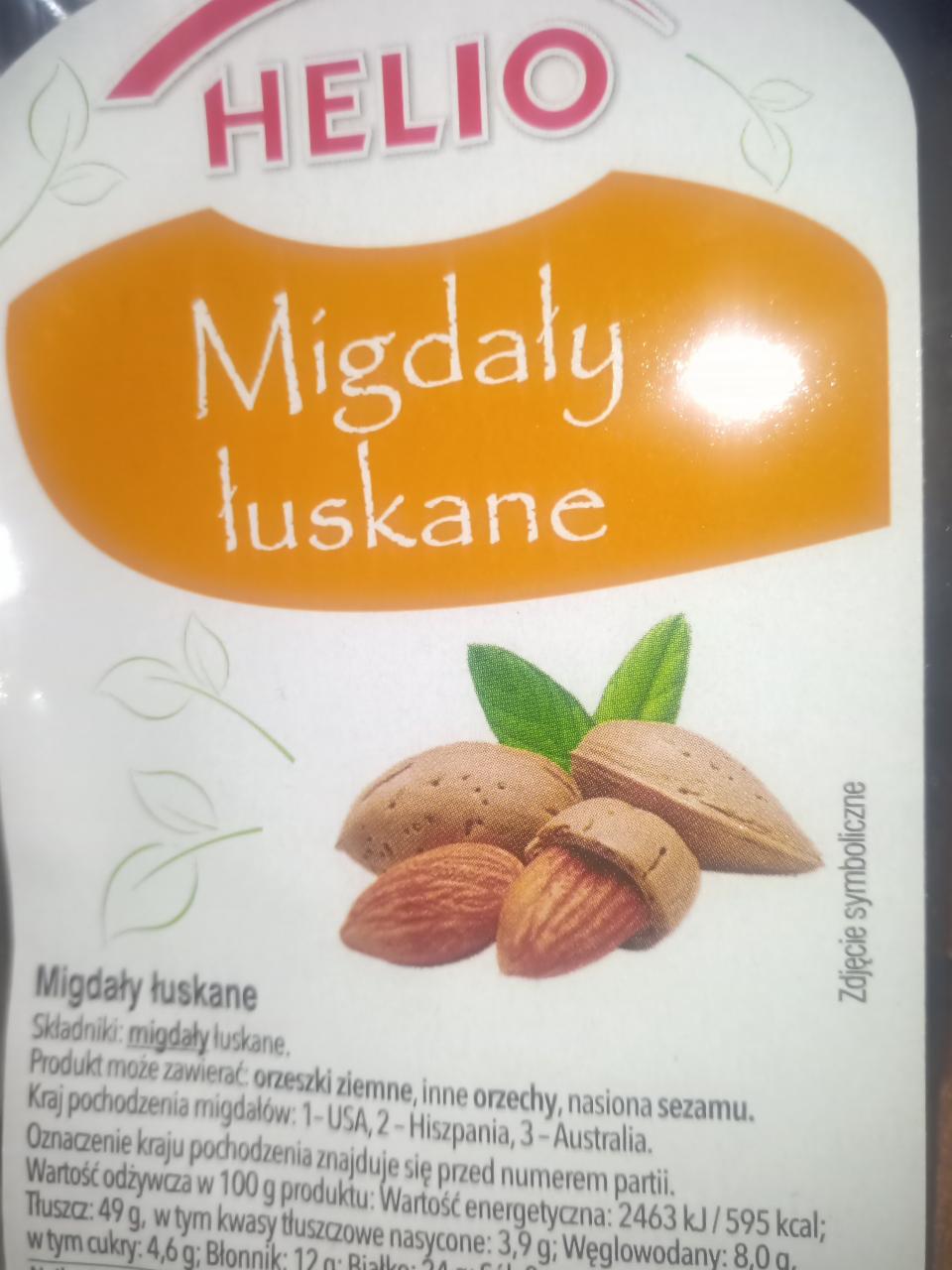 Zdjęcia - Helio Migdały łuskane 300 g