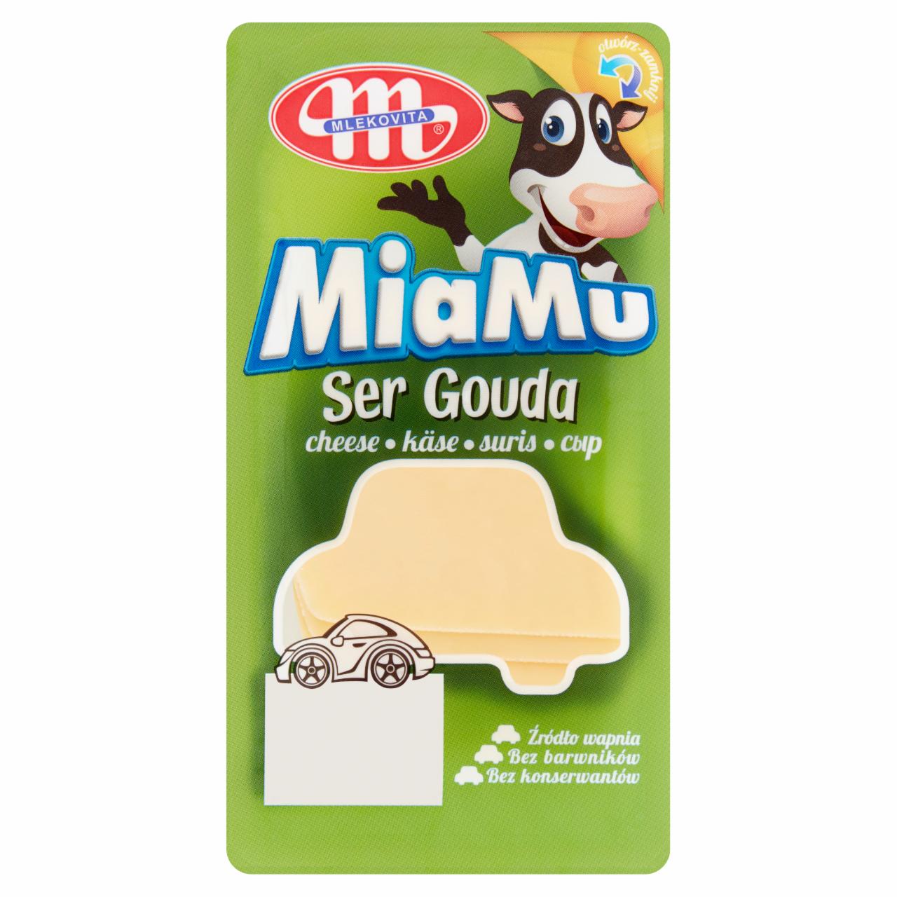 Zdjęcia - Mlekovita Mia Mu Ser Gouda 100 g