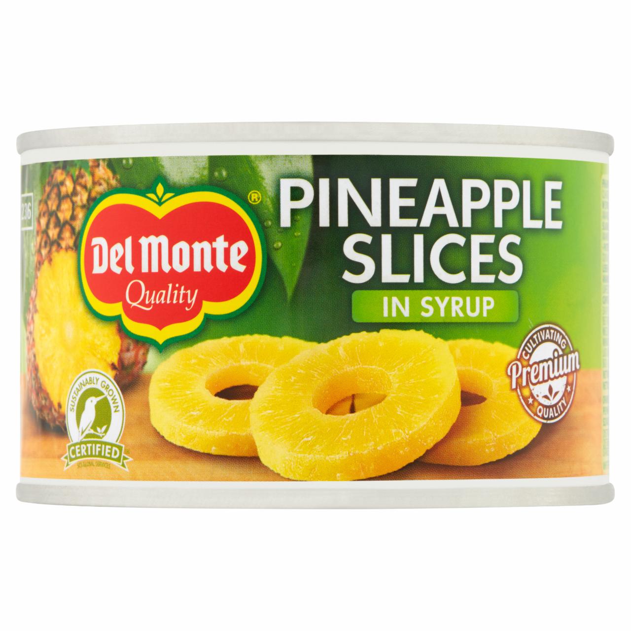 Zdjęcia - Del Monte Plastry ananasa w syropie 235 g