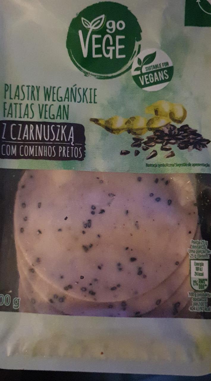 Zdjęcia - Plastry Wegańskie z czarnuszką go vege