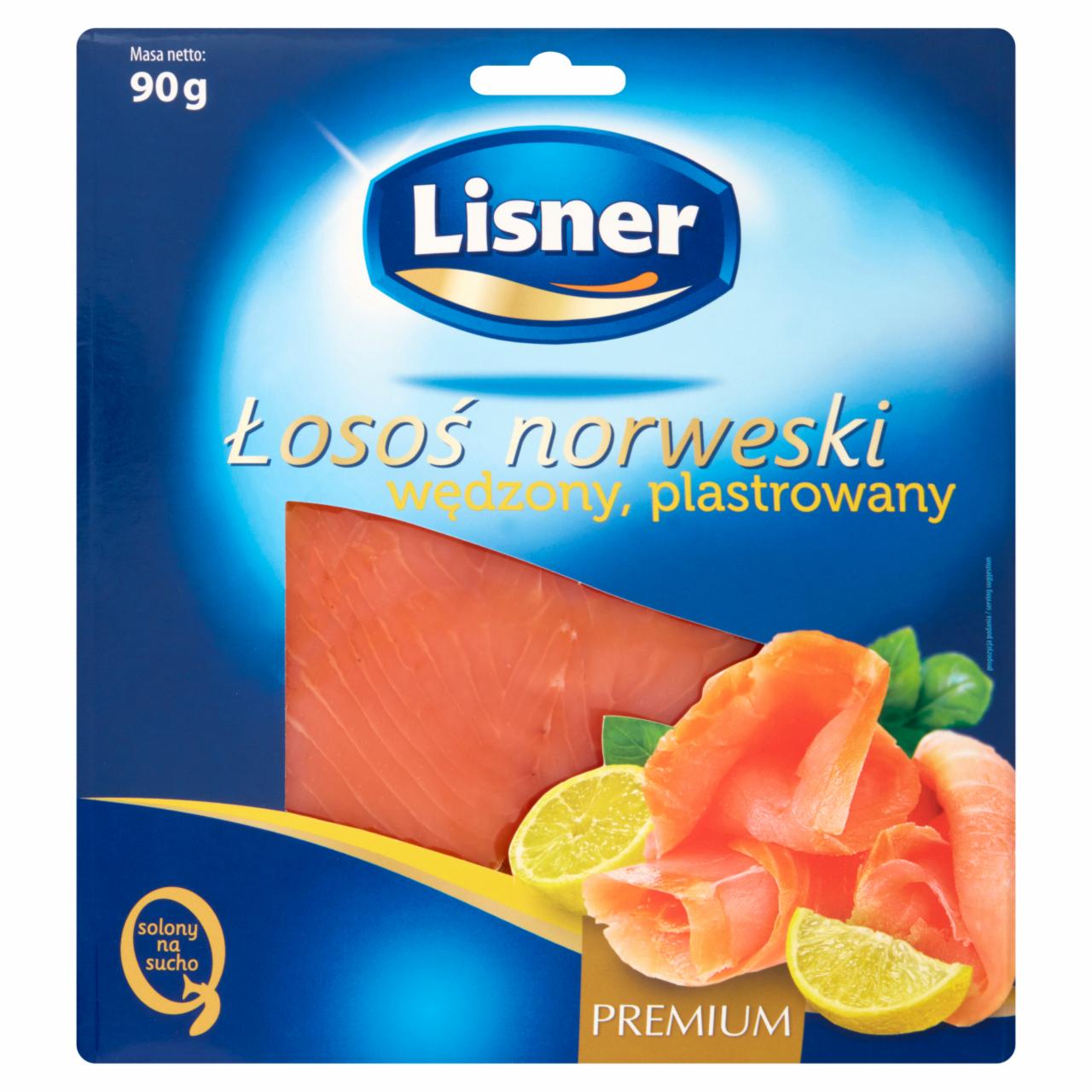 Zdjęcia - Lisner Łosoś norweski wędzony plastrowany 100 g