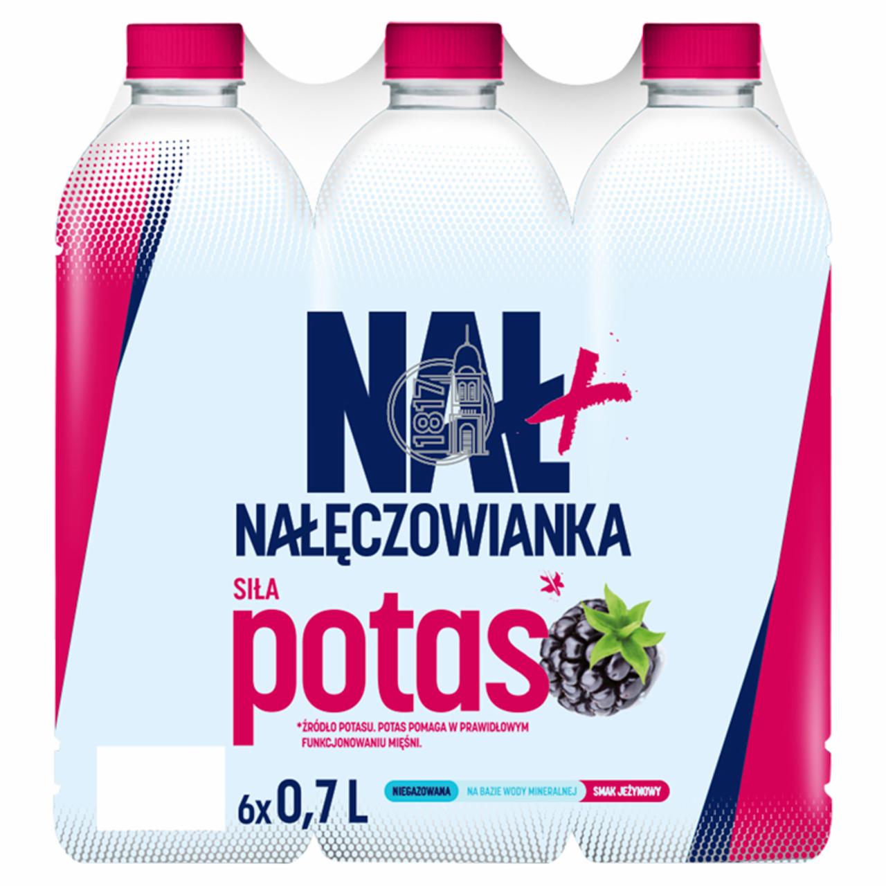 Zdjęcia - Napój z dodatkiem potasu smak jeżynowy 6 x 0,7 l Nał+ Nałęczowianka