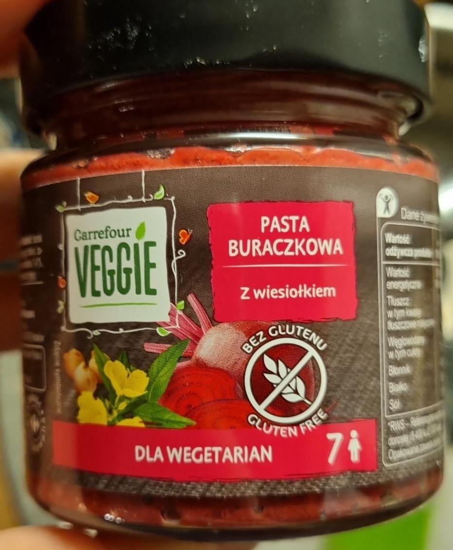 Zdjęcia - Pasta buraczkowa z wiesiołkiem Carrefour Veggie