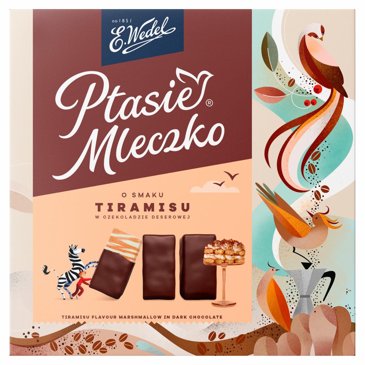 Zdjęcia - E. Wedel Ptasie Mleczko o smaku Tiramisu 380 g