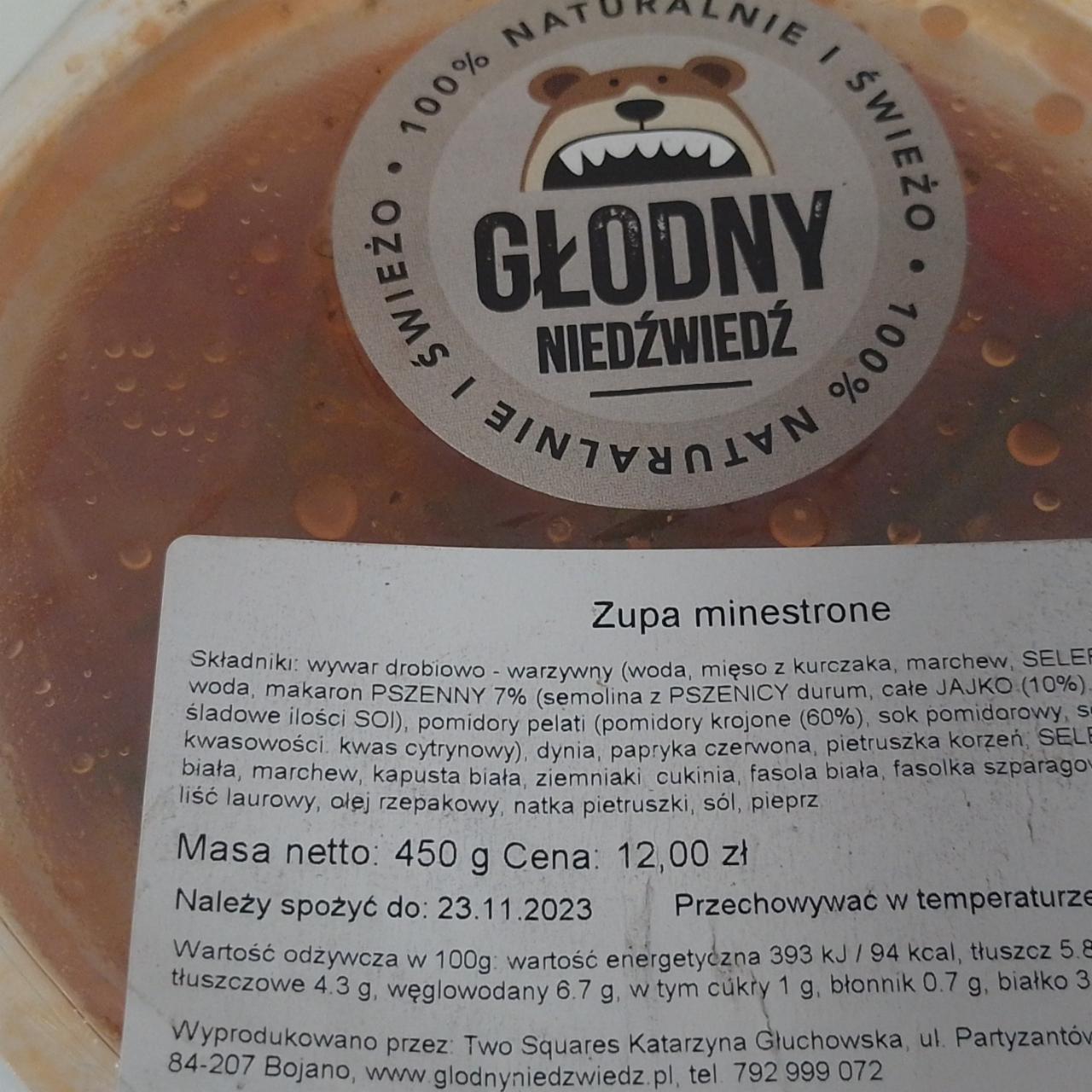 Zdjęcia - Zupa minestrone Głodny Niedźwiedź