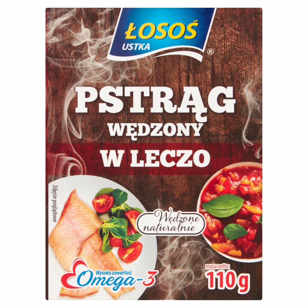 Zdjęcia - Łosoś Ustka Pstrąg wędzony w leczo 110 g